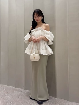 「SNIDEL（スナイデル）のアイテム（アクセサリー）」を使った、SNIDELさん（レディース・160cm）の春コーディネート