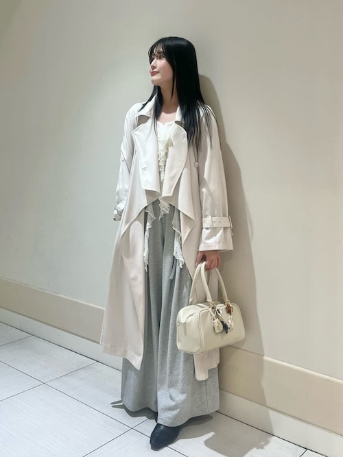 スナイデル Sustainable グロストレンチコート Sustainableストール