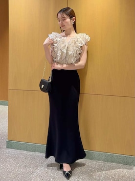 「SNIDEL（スナイデル）のアイテム」を使った、SNIDELさん（レディース・160cm）の春コーディネート