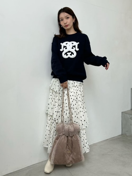 WEB限定/ボアコレクション】ボアロゴスウェット（スウェット）｜SNIDEL