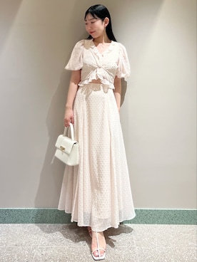 「アイテム（イヤリング、その他）」を使った、SNIDELさん（レディース・157cm）の夏コーディネート