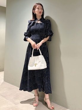 「SNIDEL（スナイデル）のアイテム（バッグ）」を使った、SNIDELさん（レディース・159cm）の春コーディネート