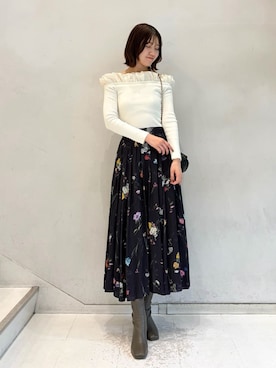 SNIDELさん(レディース・174cm)の冬コーディネート