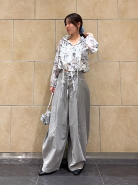 SNIDELさん（レディース・158cm）の冬コーディネート