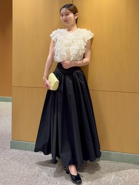 「SNIDEL（スナイデル）のアイテム（バッグ）」を使った、SNIDELさん（レディース・160cm）の春コーディネート