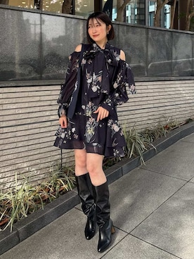 SNIDELさん（レディース・165cm）の冬コーディネート