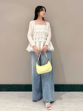 「SNIDEL（スナイデル）のアイテム（パンツ）」を使った、SNIDELさん（レディース・159cm）の夏コーディネート