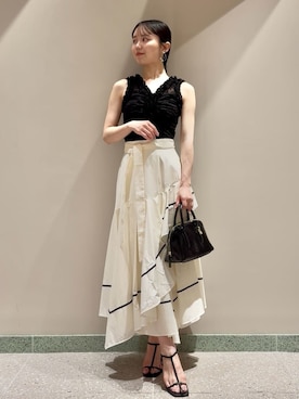 SNIDELさん（レディース・160cm）の夏コーディネート