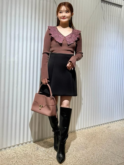 snidel パッドロックバッグ ブラック SNIDEL（スナイデル）の「パッドロックバケットバッグ