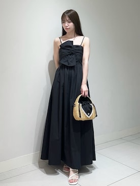 「SNIDEL（スナイデル）のアイテム（バッグ）」を使った、SNIDELさん（レディース・155cm）の夏コーディネート