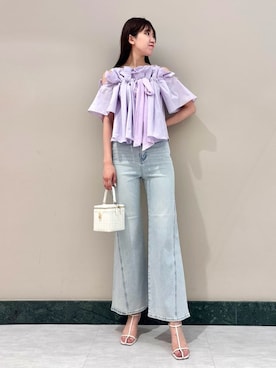 「リラックス」｜SNIDELさん（レディース・174cm）の夏コーディネート