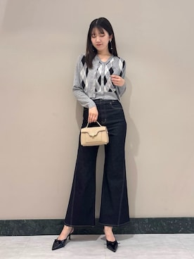 「アイテム（イヤリング）」を使った、SNIDELさん（レディース・174cm）の夏コーディネート