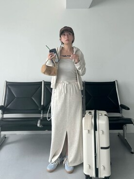 「リラックス」｜SNIDELさん（レディース・157cm）の夏コーディネート