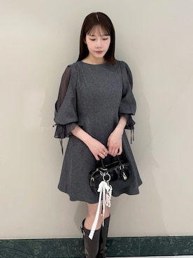 「アイテム（チャーム）」を使った、SNIDELさん（レディース・157cm）の夏コーディネート