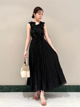 「SNIDEL（スナイデル）のアイテム（バッグ）」を使った、SNIDELさん（レディース・159cm）の夏コーディネート