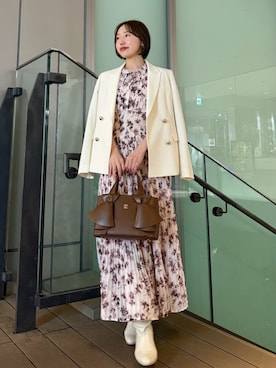 「SNIDEL（スナイデル）のアイテム（ジャケット/アウター）」を使った、SNIDELさん（レディース・154cm）の冬コーディネート