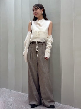 「SNIDEL（スナイデル）のアイテム」を使った、SNIDELさん（レディース・160cm）の秋コーディネート