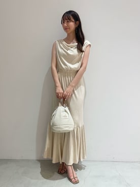 「リラックス」｜SNIDELさん（レディース・160cm）の夏コーディネート