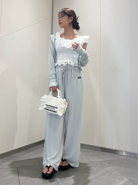 「SNIDEL（スナイデル）のアイテム（バッグ）」を使った、SNIDELさん（レディース・157cm）の春コーディネート