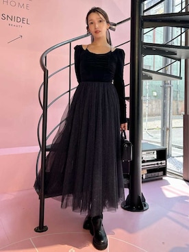 「アイテム（その他ヘアアクセサリー）」を使った、SNIDELさん（レディース・159cm）の夏コーディネート