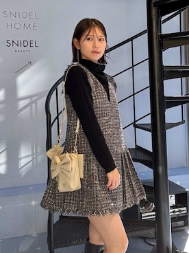 SNIDELさん（レディース・165cm）の冬コーディネート