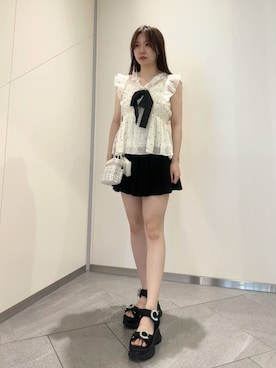 SNIDELさん(レディース・160cm)の夏コーディネート