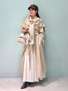 「SNIDEL（スナイデル）のアイテム（ジャケット/アウター）」を使った、SNIDELさん（レディース・153cm）の冬コーディネート