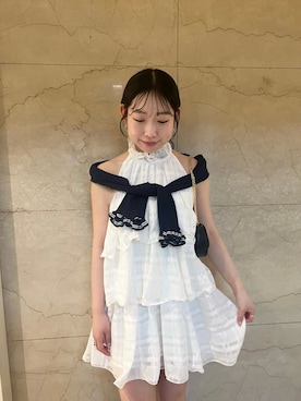 「SNIDEL（スナイデル）のアイテム（バッグ）」を使った、SNIDELさん（レディース・157cm）の春コーディネート