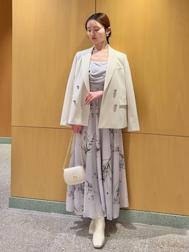 「SNIDEL（スナイデル）のアイテム（ジャケット/アウター）」を使った、SNIDELさん（レディース・160cm）の春コーディネート