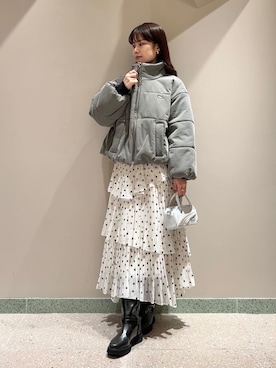 「肌見せ」｜SNIDELさん（レディース・165cm）の秋コーディネート