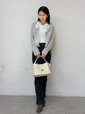 「SNIDEL（スナイデル）のアイテム（アクセサリー）」を使った、SNIDELさん（レディース・160cm）の冬コーディネート