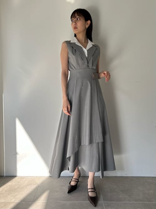 【新品未使用】snidel ワンピース レイヤードカラーワンピース（ワンピース）｜SNIDEL（スナイデル