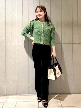 「SNIDEL（スナイデル）のアイテム（パンツ）」を使った、SNIDELさん（レディース・153cm）の秋コーディネート