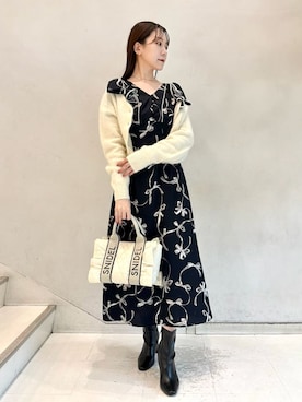 SNIDELさん（レディース・159cm）の秋コーディネート