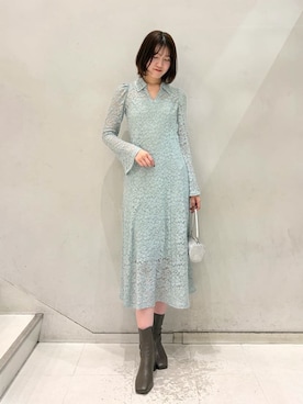 SNIDELさん（レディース・174cm）の冬コーディネート