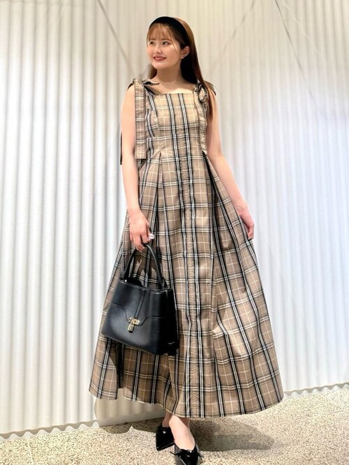 セール】タックキャミワンピース（ワンピース）｜SNIDEL（スナイデル