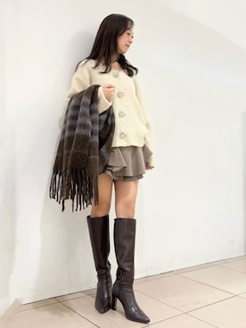 「肌見せ」｜SNIDELさん（レディース・154cm）の秋コーディネート