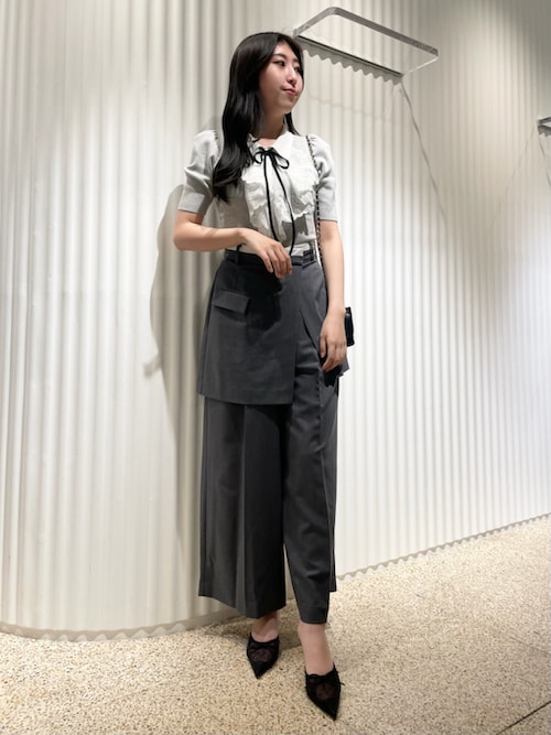 セール】ラッフル刺繍ニットプルオーバー（ニット/セーター