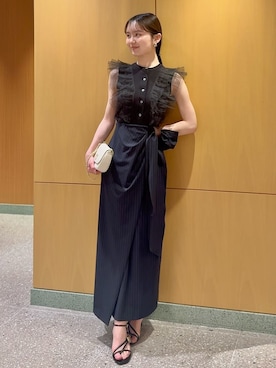 「SNIDEL（スナイデル）のアイテム（バッグ）」を使った、SNIDELさん（レディース・160cm）の春コーディネート