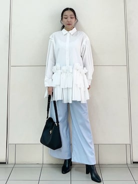 SNIDEL（スナイデル）の「【ドレスラボ】シアージャガードリボン