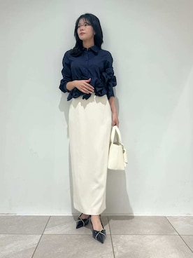 SNIDELさん（レディース・157cm）の冬コーディネート