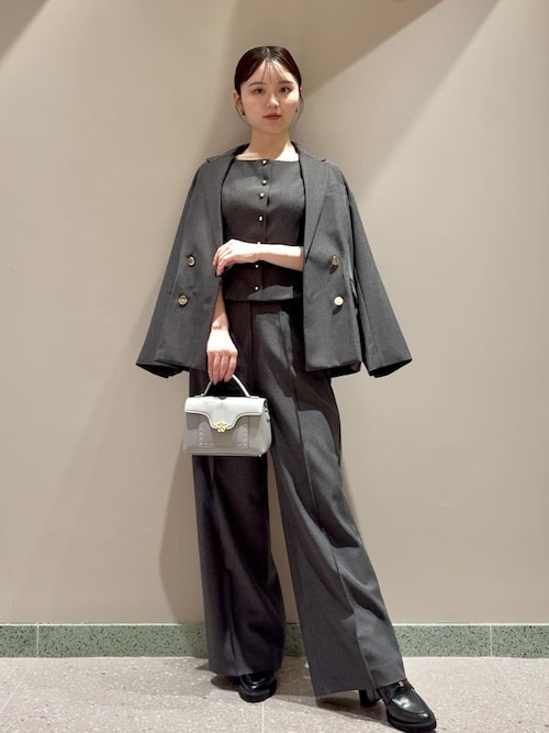 Sustainableメタルボタンテーラードジャケット（テーラード