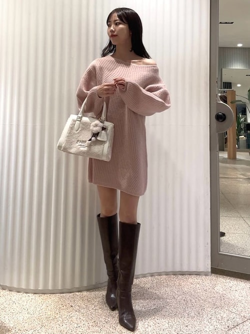 ラクーンミニニットワンピース（ワンピース）｜SNIDEL（スナイデル）の