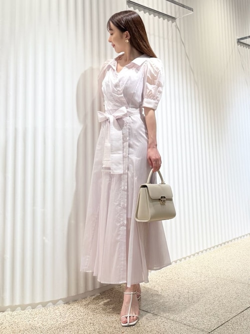 00サイズ/WEB限定カラーあり】カシュクールシャツワンピース