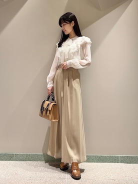 SNIDELさん（レディース・165cm）の秋コーディネート