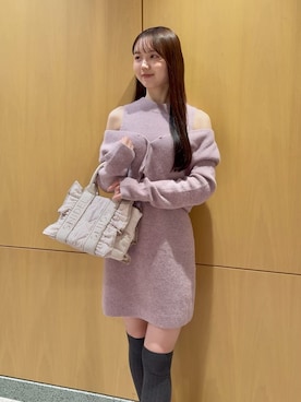 「Clarks（クラークス）のアイテム（その他シューズ）」を使った、SNIDELさん（レディース・160cm）の秋コーディネート