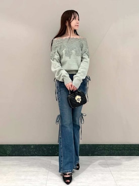 「SNIDEL（スナイデル）のアイテム（バッグ）」を使った、SNIDELさん（レディース・159cm）の秋コーディネート