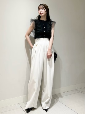 「SNIDEL（スナイデル）のアイテム（バッグ）」を使った、SNIDELさん（レディース・155cm）の春コーディネート