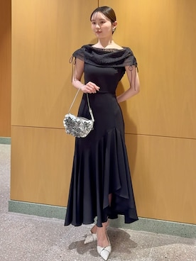 「SNIDEL（スナイデル）のアイテム（ワンピース/ドレス）」を使った、SNIDELさん（レディース・160cm）の春コーディネート