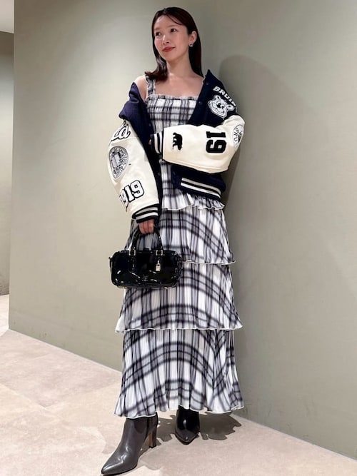 完売色♥️新作新品✨ SNIDEL 【UCLA/NUTMEG】スタジャン SNIDEL スタジャン 「UCLA×NUTMEG」コラボスタジャン レディース